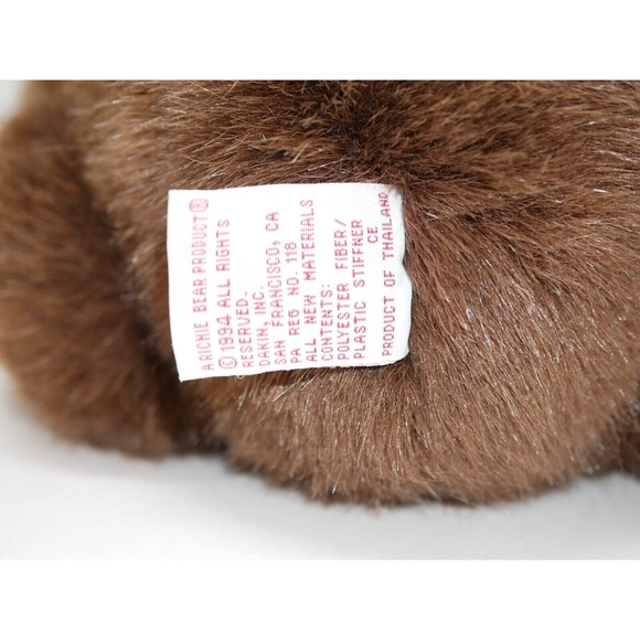 VTG 1994 Dakin Richie The Bear Signed Plush 20” Fully Jointed Poseable - Picture 12 of 16